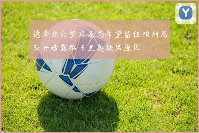 德泽尔比坚定表态希望留住帕利尼亚并透露维卡里奥缺席原因